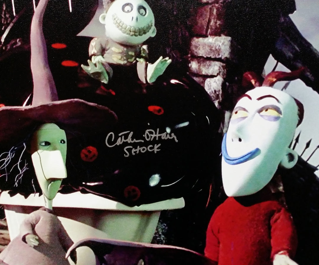 Catherine O'Hara Signed Nightmare Before Christmas 16x20 Canvas Photo PSA/DNA A