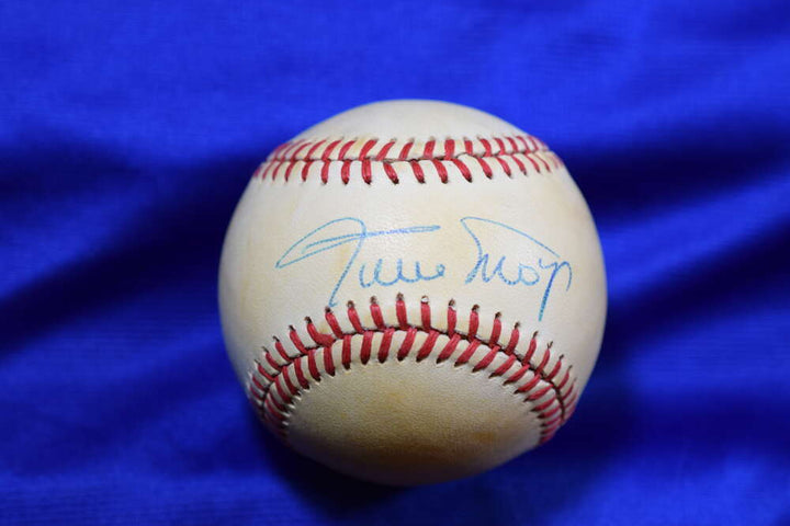 Willie Mays JSA COA Autograph National League Feeney Signed Baseball