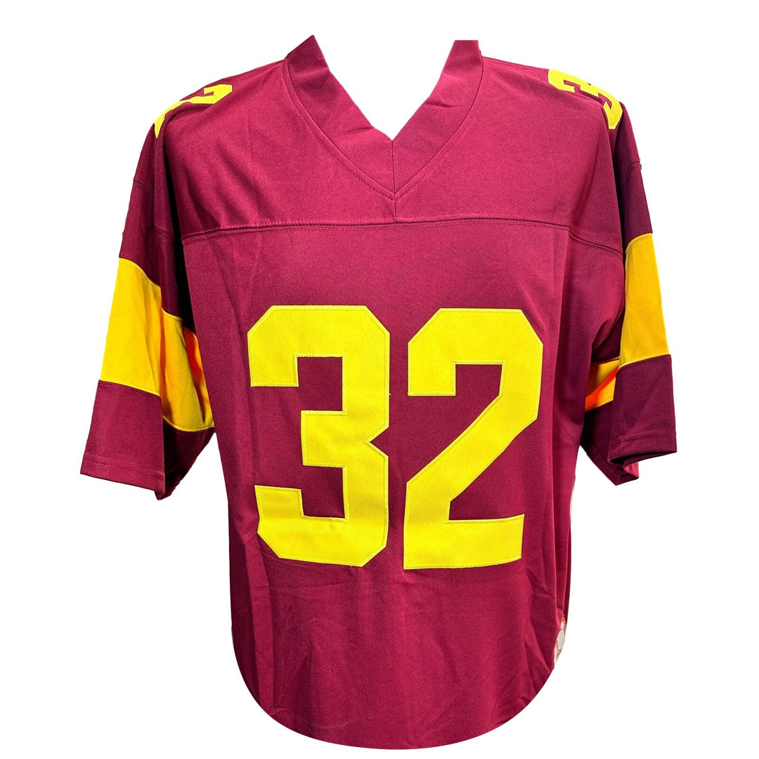 OJ Simpson Signed Inscribed "Heisman" USC Trojans Jersey JSA COA O.J. Autograph