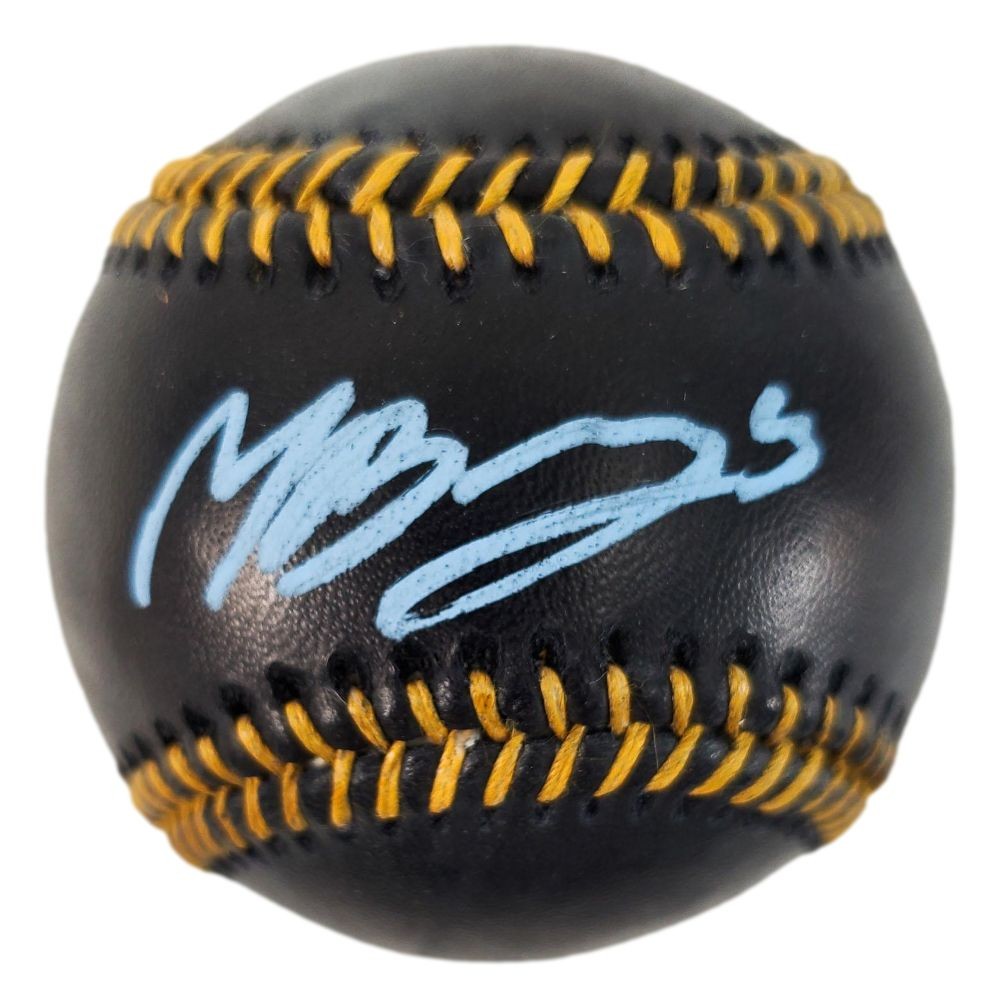 Moises Ballesteros Chicago Cubs Signed Official Black Leather MLB Baseball BAS