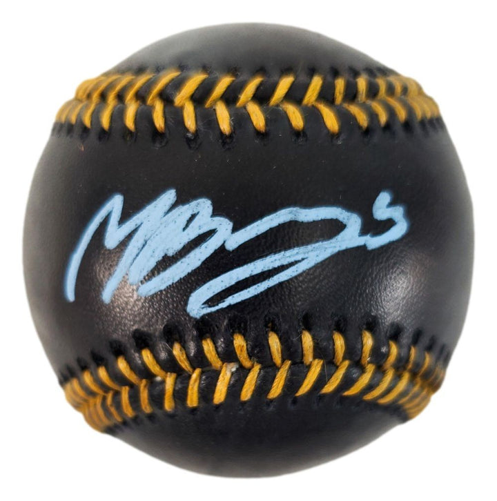 Moises Ballesteros Chicago Cubs Signed Official Black Leather MLB Baseball BAS