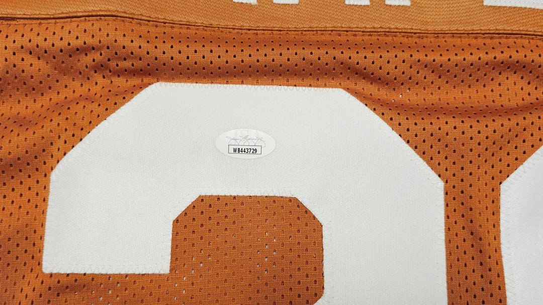 Texas Longhorns Earl Campbell Autographed Signed Orange Jersey JSA
