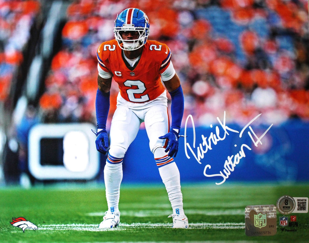 Patrick Surtain Autographed Denver Broncos 8x10 Photo Beckett Witness 53120