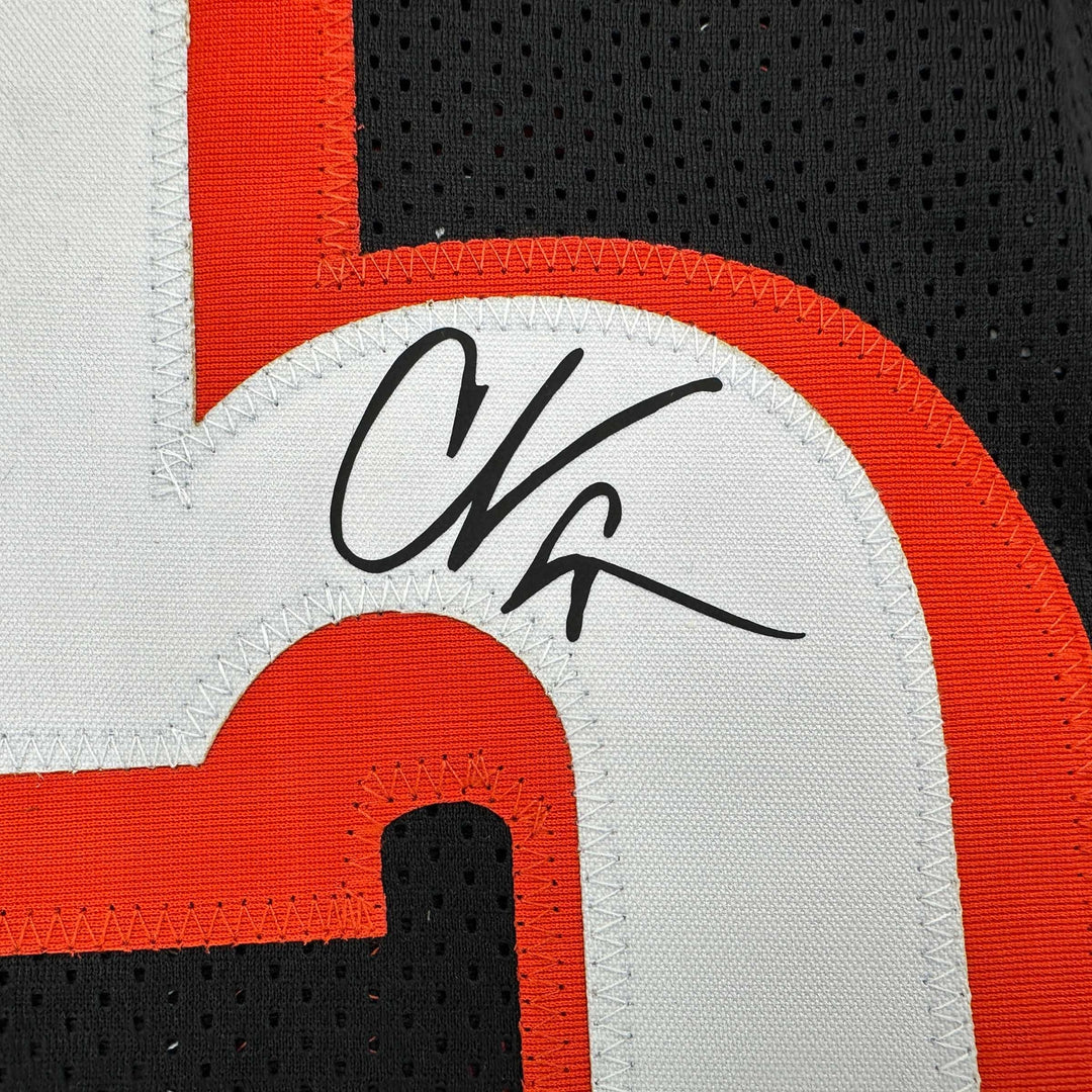 Facsimile Autographed Chad Ochocinco Johnson Cincinnati Black Reprint Jersey XL