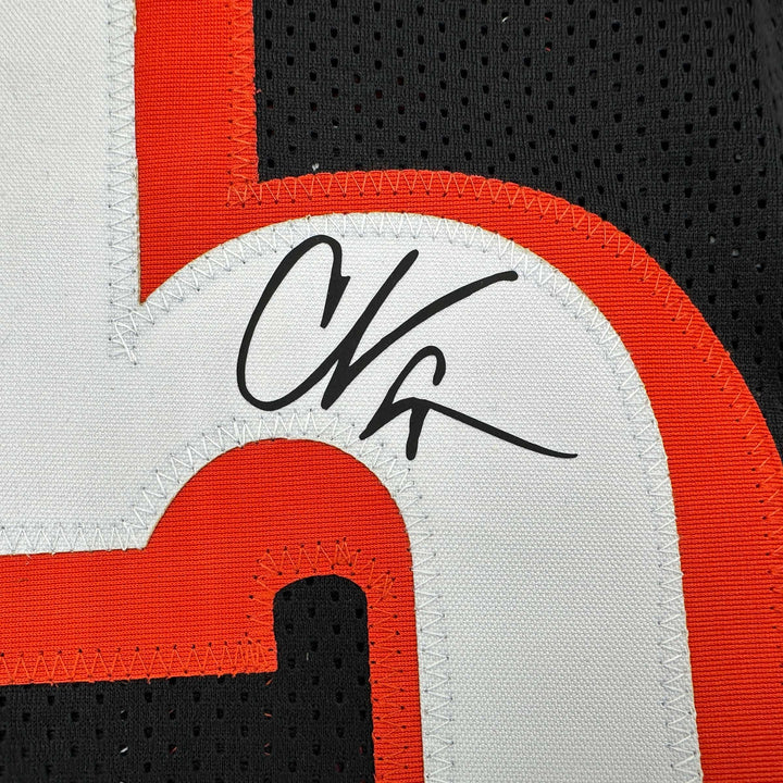 Facsimile Autographed Chad Ochocinco Johnson Cincinnati Black Reprint Jersey XL