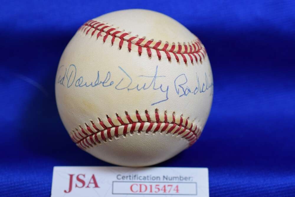 Ted Double Duty Radcliffe JSA COA Autograph OAL American League Signed Baseball
