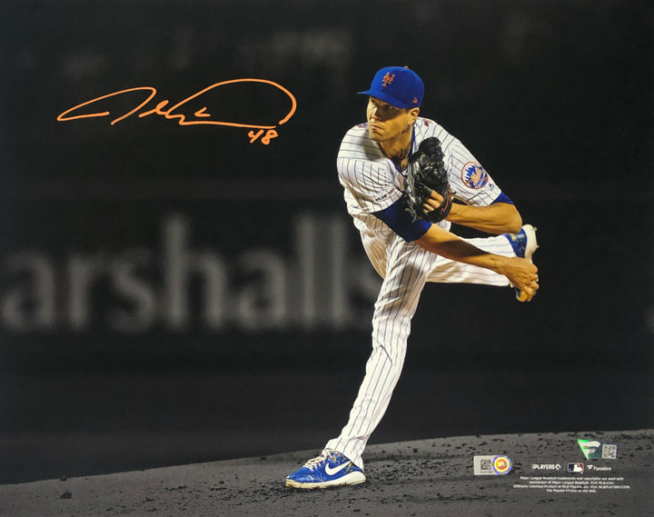 Jacob DeGrom Signed 11x14 Spotlight Photo framed Mets coin auto Fanatics COA CY