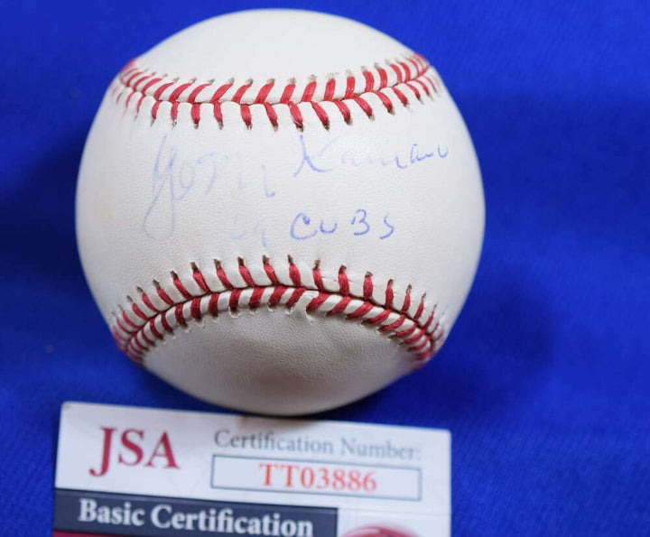 Yosh Kawano 1969 Cubs Rare JSA Coa Autograph National League ONL Signed BasebaLL