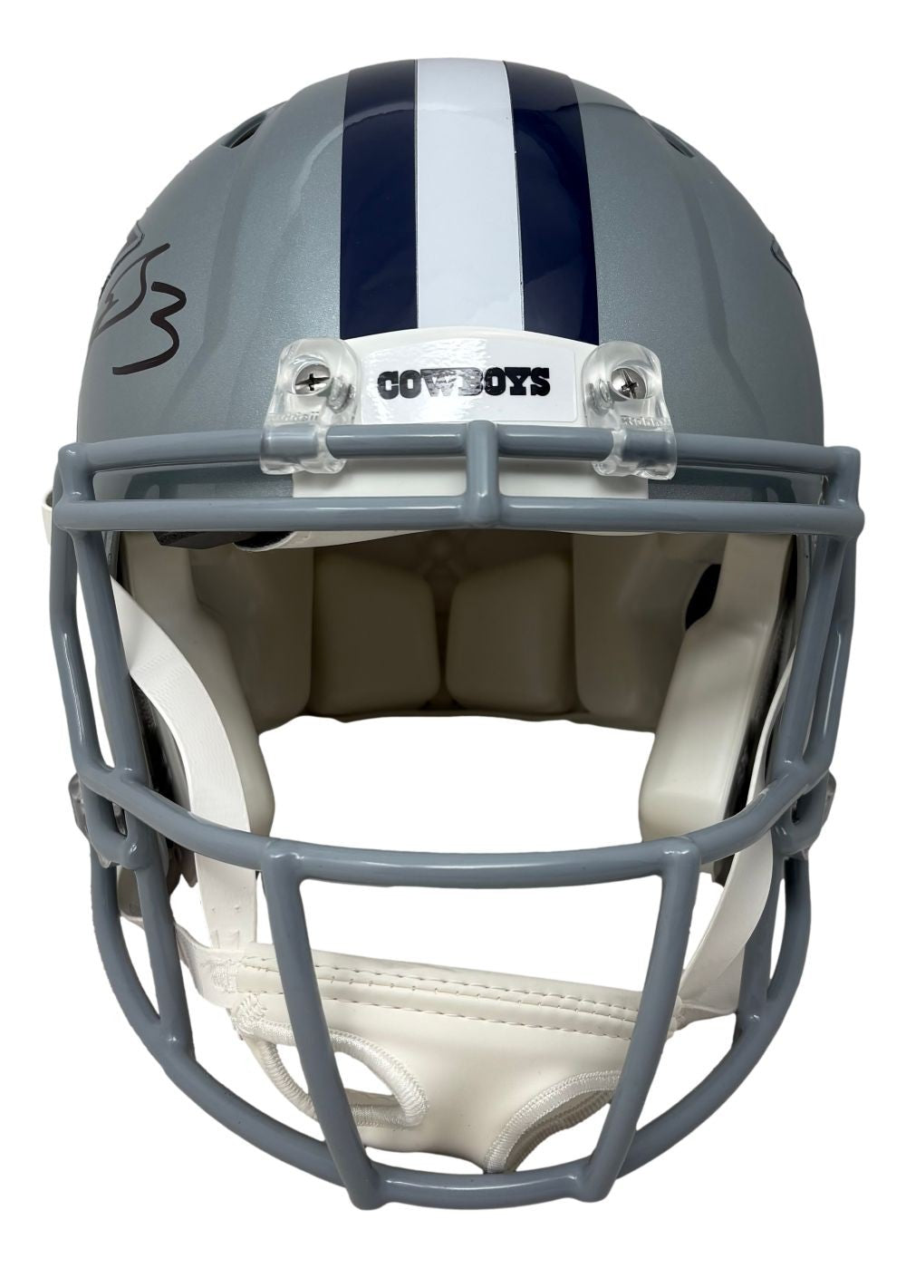 George Pickens Signed Dallas Cowboys Full Size Authentic Speed Helmet JSA QR