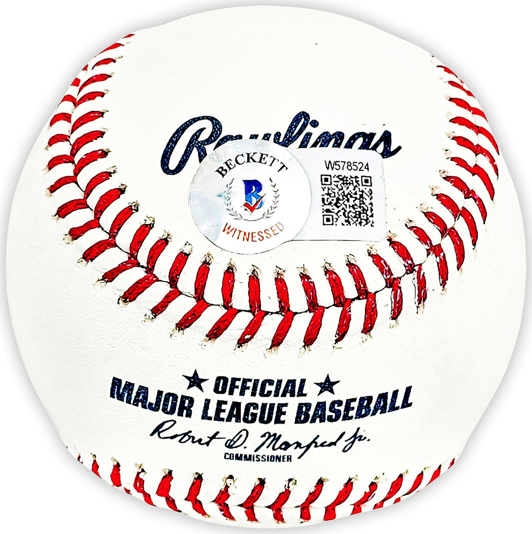 Frank Thomas Signed MLB Baseball Chicago White Sox Beckett Witness