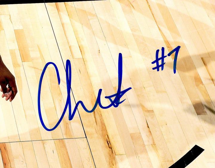 Chet Holmgren Signed 16x20 Photo Oklahoma City Thunder Beckett BAS Witness