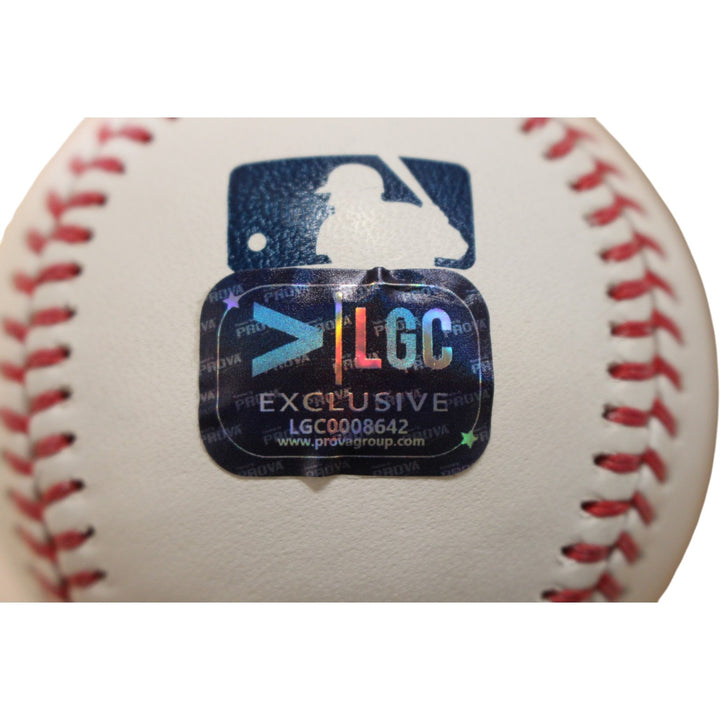Jacob Misiorowski Autographed/Signed Milwaukee Brewers OML Baseball Prova 57937