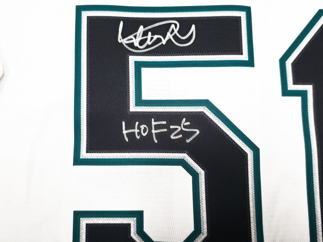 Mariners Ichiro Suzuki Auto Signed White Nike Jersey Size L "HOF 25" Beckett Wit