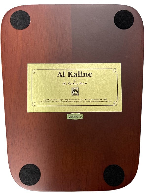 Al Kaline Detroit Tigers MLB All Star 8” Figurine/Sculpture- Danbury Mint COO