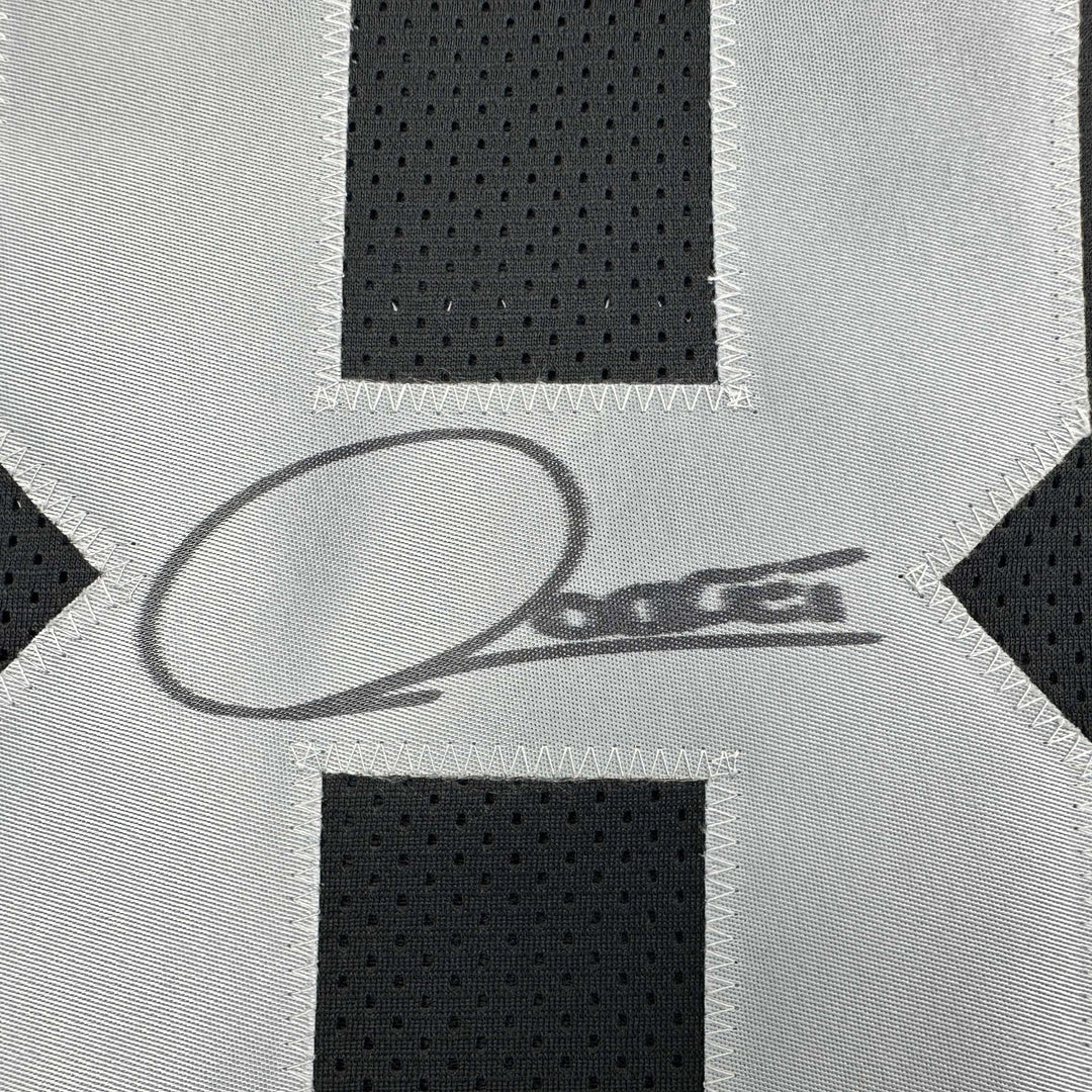 Autographed/Signed Raghib Ismail Rocket Oakland Black Football Jersey Beckett BA