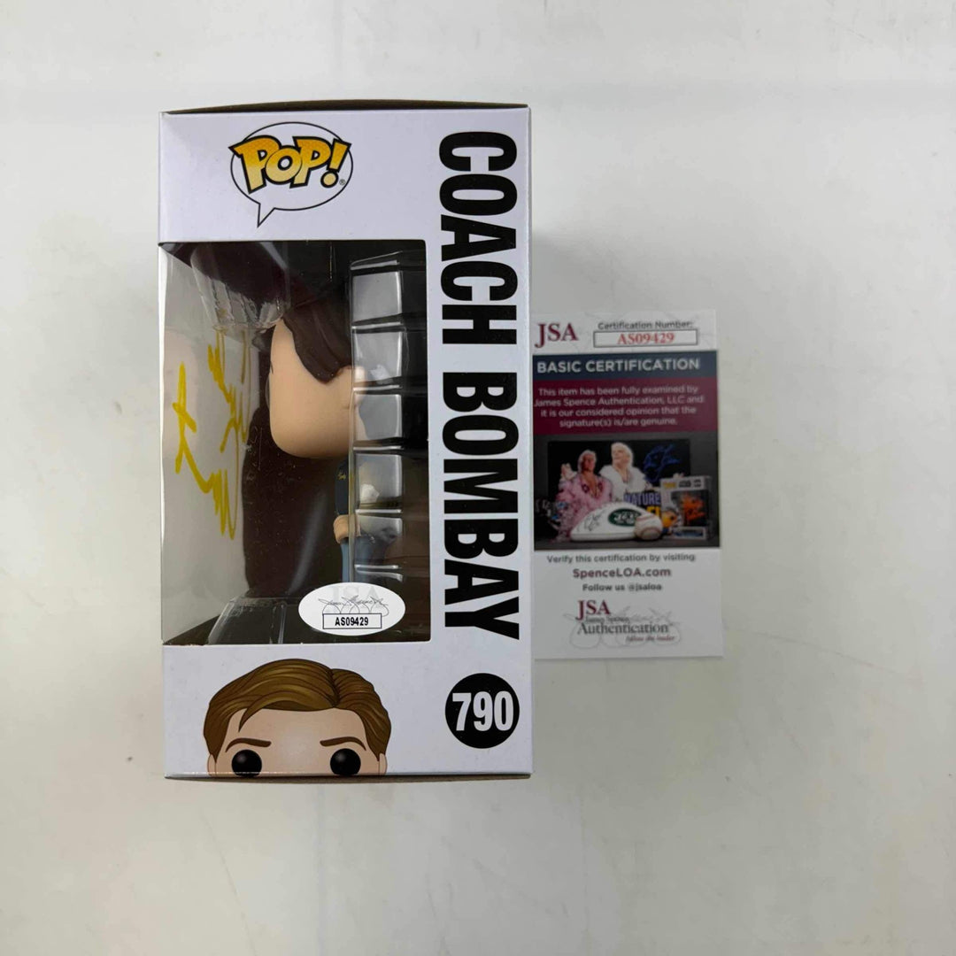 Autographed/Signed Coach Gordon Bombay Emilio Estevez Funko Pop #790 JSA COA