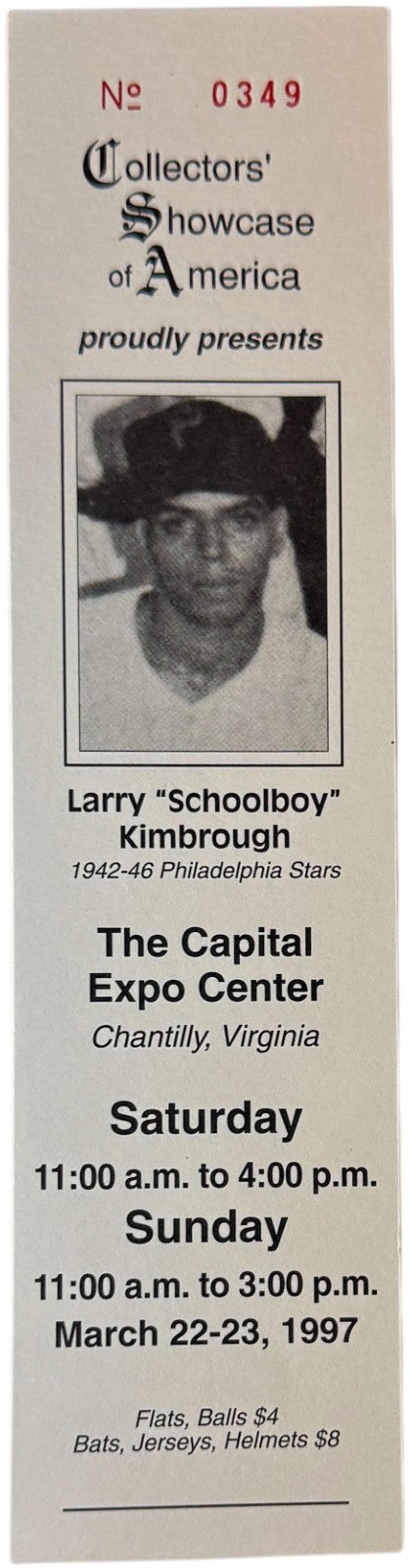 Larry Kimbrough signed Richmond Giants Negro League 8x10 Photo dings Framed-COA
