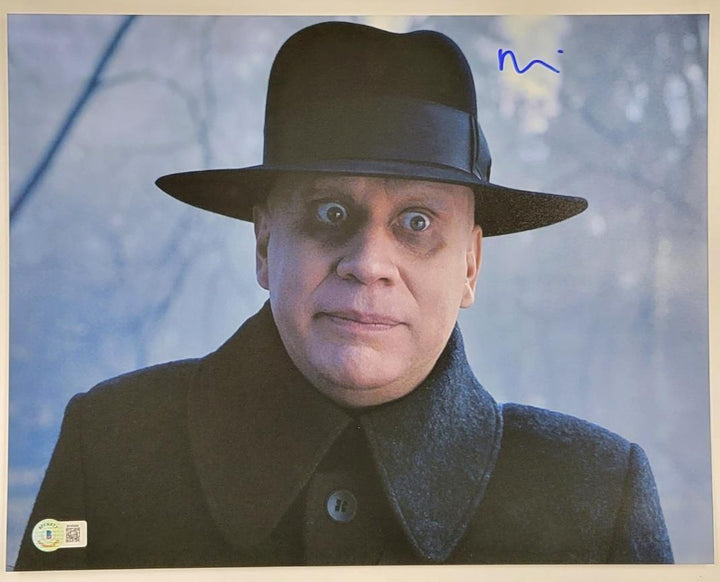 Fred Armisen signed Wednesday 11x14 photo Uncle Fester autograph ~ Beckett BAS