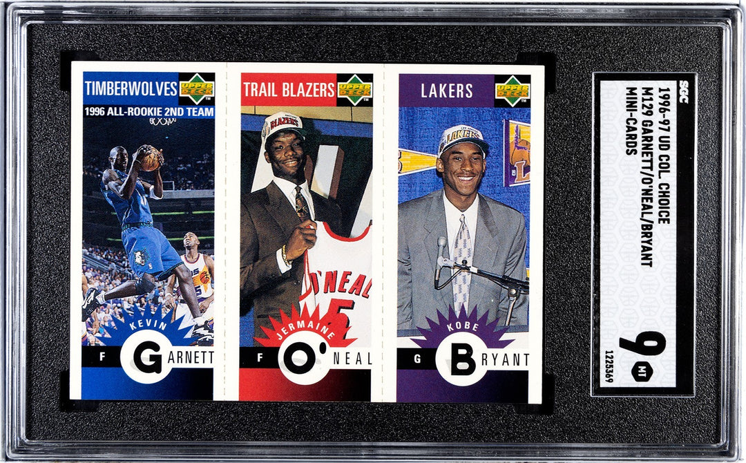 Kobe Bryant 1996-97 Upper Deck Collector Choice RC M129 Card- SGC Graded 9 MT