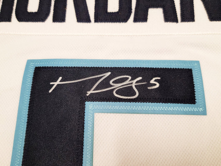 Kraken Mark Giordano Auto White Adidas Jersey Inaugural Season Captain Fanatics