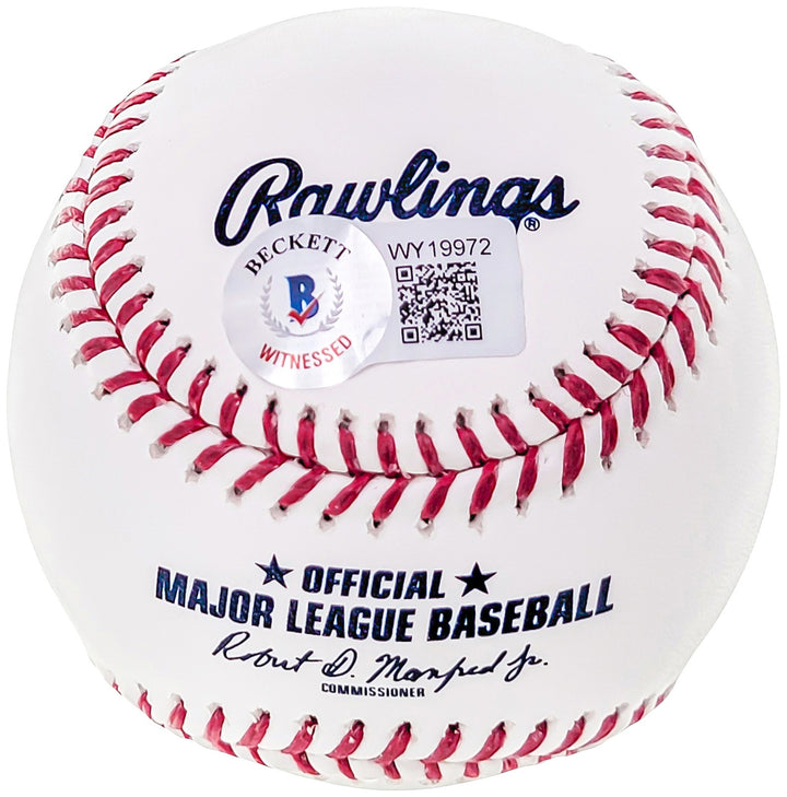 Miguel Vargas Signed MLB Baseball Dodgers, White Sox Full Name Beckett Wit