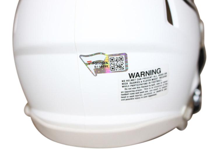 Trevor Lawrence Signed Jacksonville Jaguars Flat White Mini Helmet FAN 38409