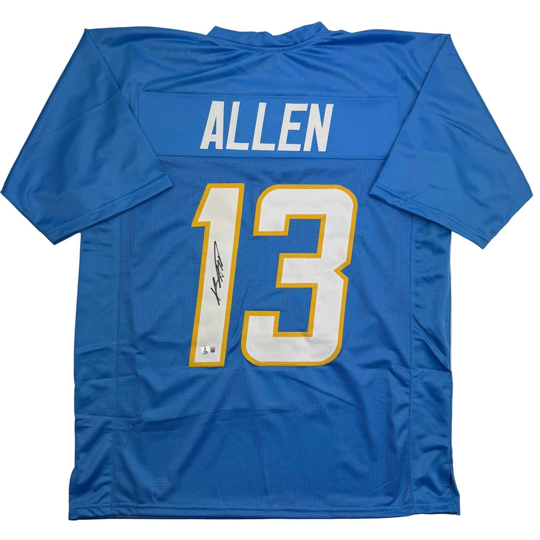 Autographed/Signed Keenan Allen Los Angeles LA Powder Blue Jersey BAS COA