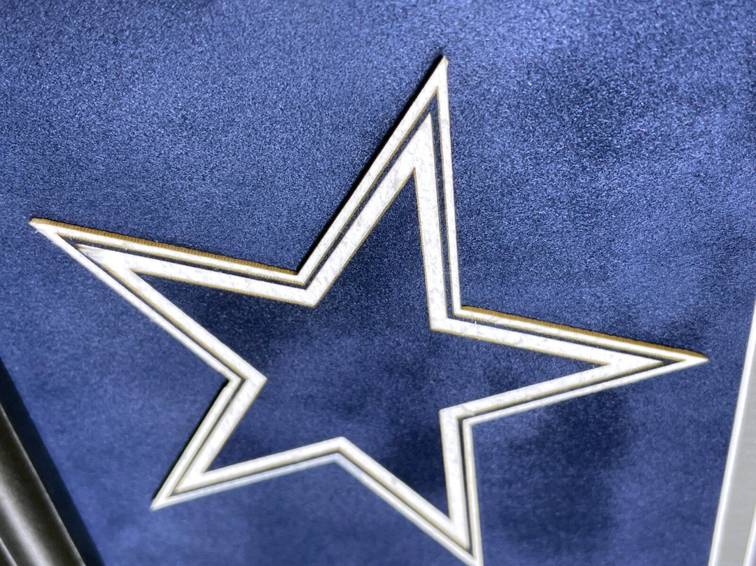 Emmitt Smith Autographed Dallas Cowboys 16x20 Photo Framed Signed BAS Prova