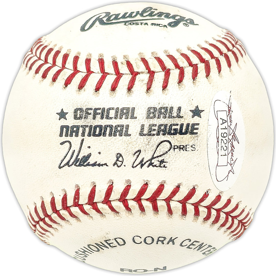 John Denny Signed NL Baseball Philadelphia Phillies "33279" JSA #A19221
