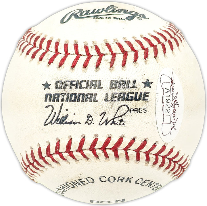 John Denny Signed NL Baseball Philadelphia Phillies "33279" JSA #A19221