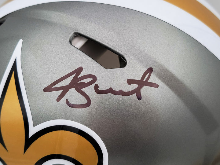 Jameis Winston Signed Saints Flash Gray Full Size Authentic Speed Helmet Beckett