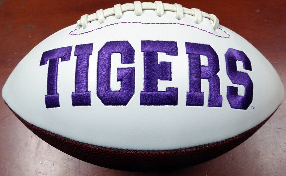 Deshaun Watson Signed Clemson Tigers White Logo Football Beckett BAS