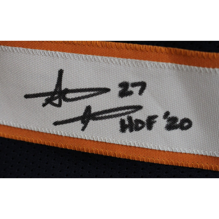 Steve Atwater Autographed/Signed Pro Style Blue XL Jersey HOF Beckett 47532