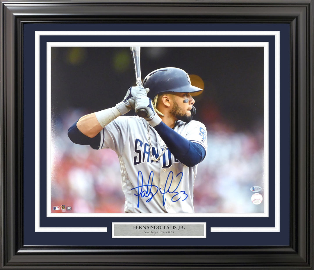 Fernando Tatis Jr. Signed Framed 16x20 Photo San Diego Padres Beckett BAS
