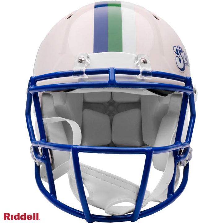 Seattle Seahawks Retro Riddell Full Size Authentic Helmet New In Box 55613