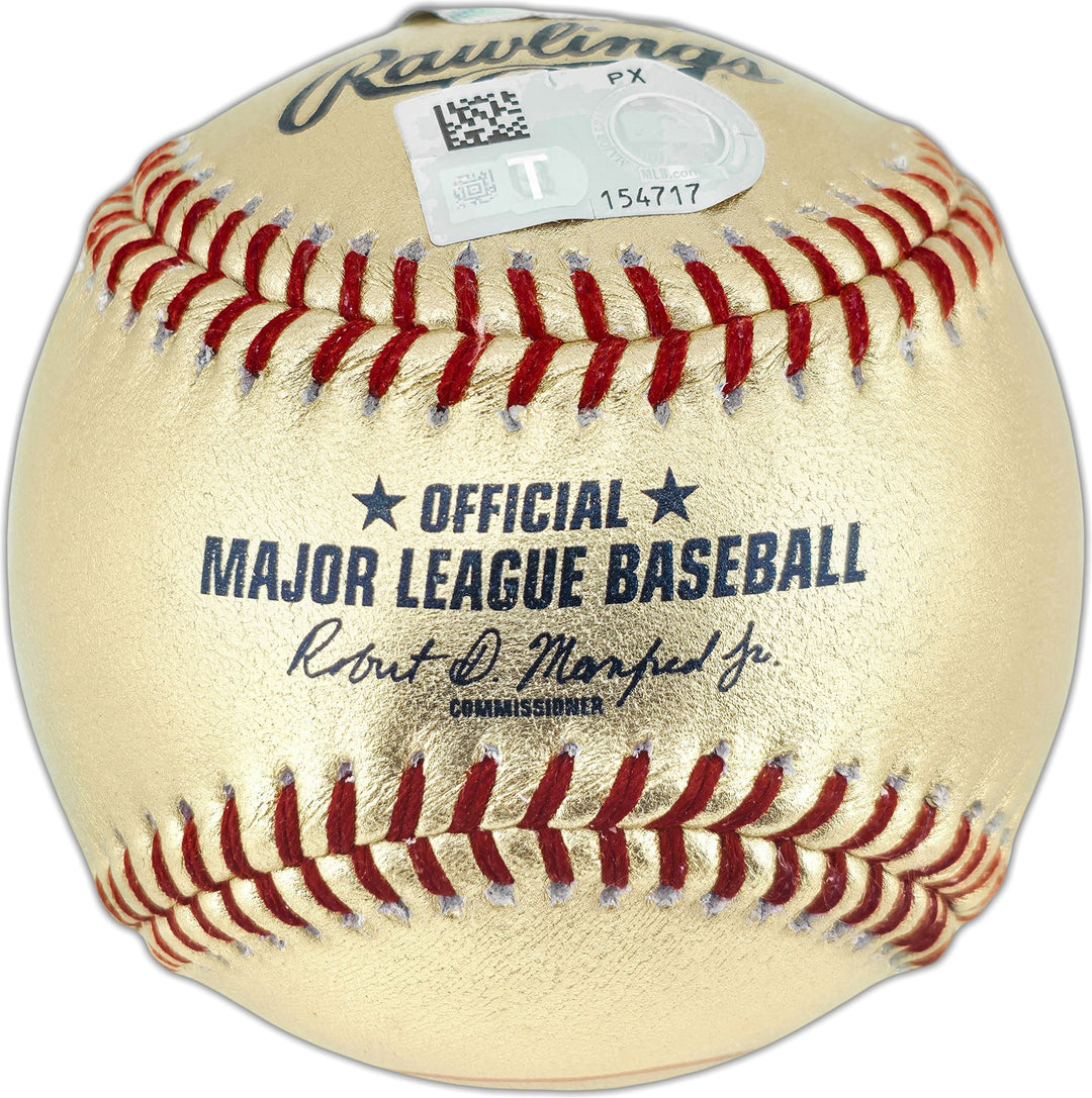 Johnny Bench Auto Official Gold Reds Logo Baseball Reds Logo Fanatics & MLB Holo