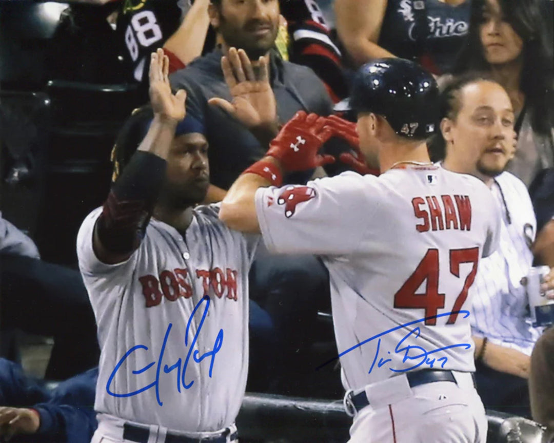 Travis Shaw & Hanley Ramirez Autographed 8x10 Photo