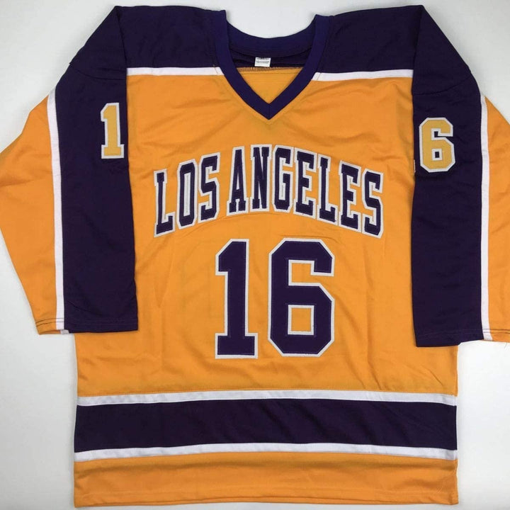 Signed Marcel Dionne HOF 92 Los Angeles LA Yellow Jersey JSA COA