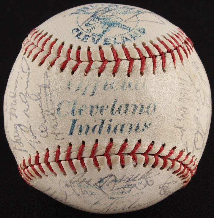 1979 CLEVELAND INDIANS TEAM SIGNED BALL WISE REUSCHEL PRUITT MANNING THORNTON +