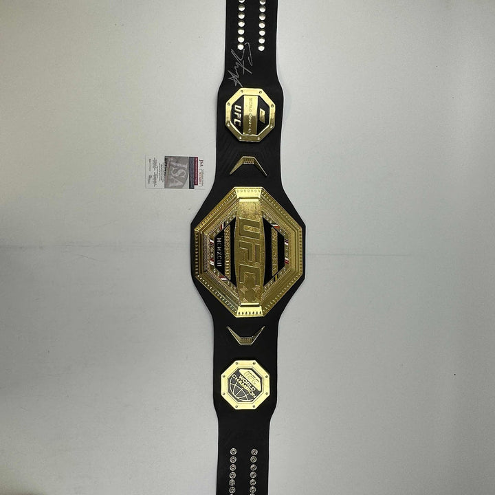 Autographed/Signed Israel Izzy Adesanya UFC Championship Belt JSA COA