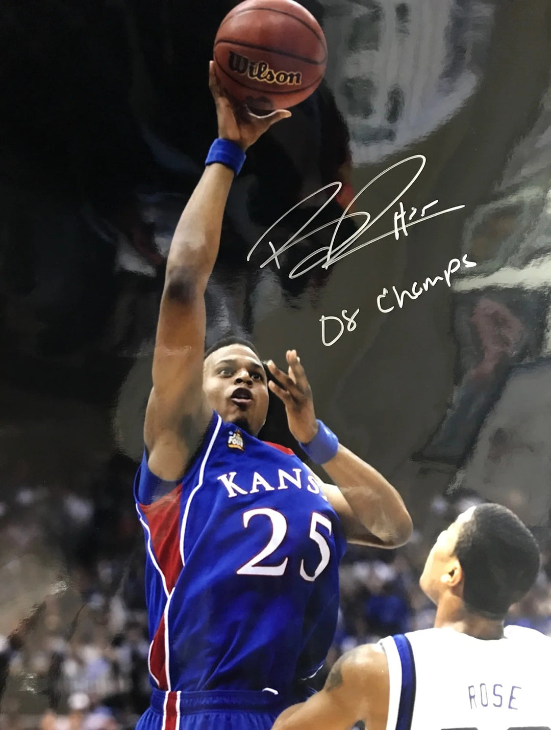 Brandon Rush 08 NCAA Champs Autographed 16x20 Photo