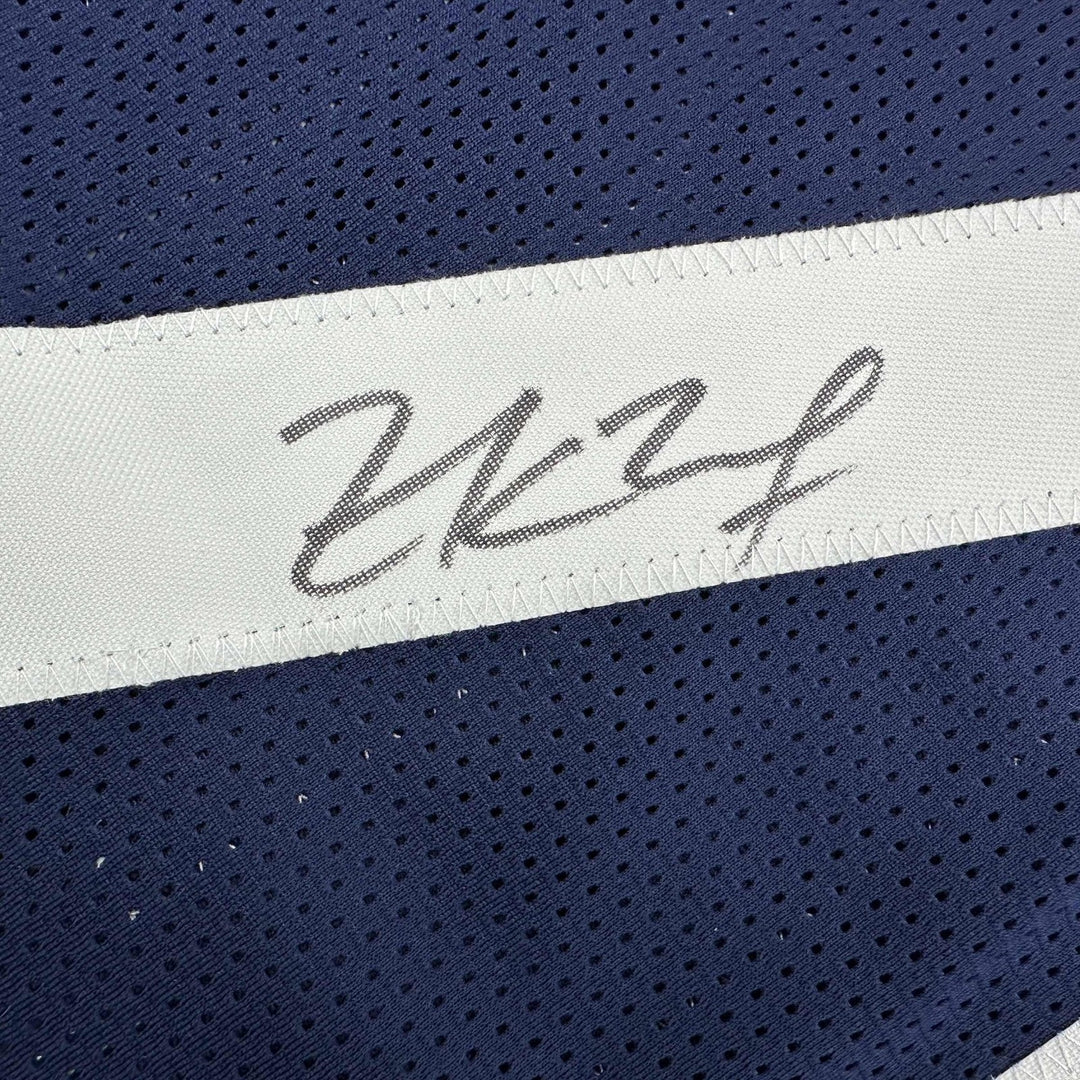Autographed/Signed Zack Martin Dallas Thanksgiving Day Jersey Beckett COA