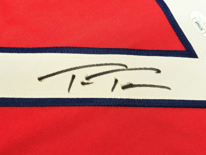 Philadelphia Phillies Trea Turner Autographed Signed Red Jersey JSA