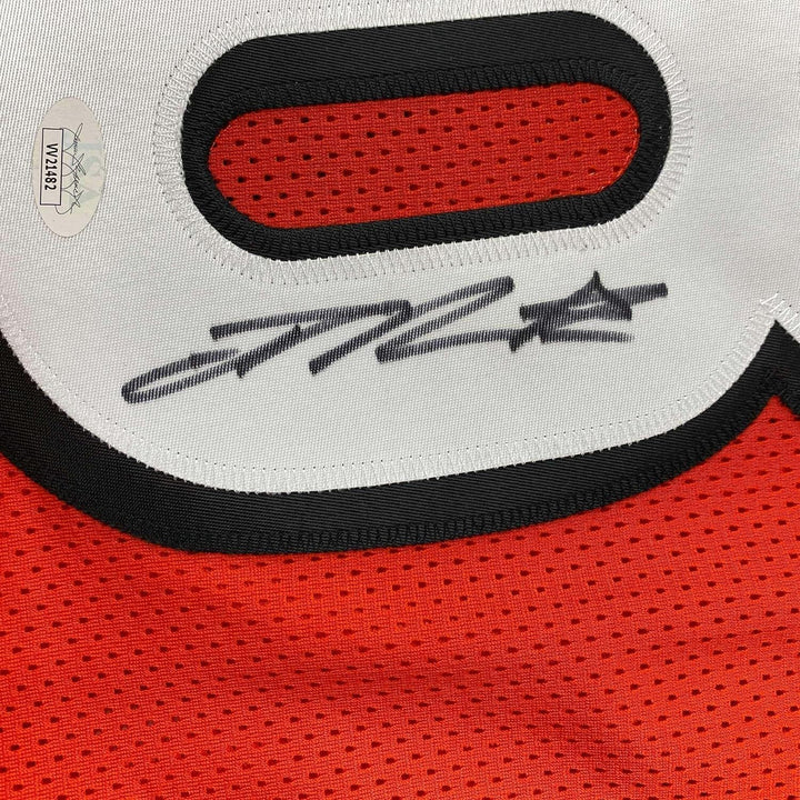 Framed Autographed/Signed Joe Mixon 33x42 Cincinnati Orange Jersey JSA COA