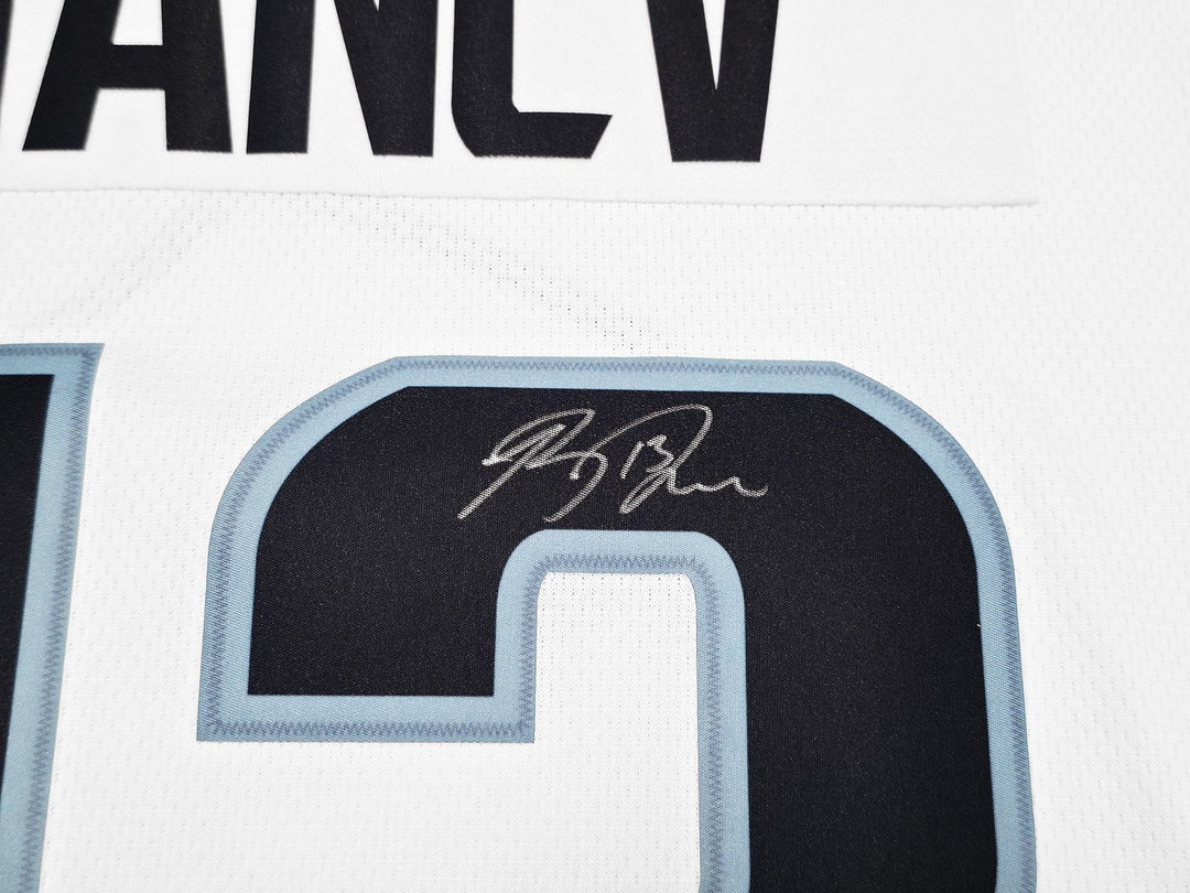 Seattle Kraken Brandon Tanev Signed White Fanatics Jersey Size XL Fanatics Holo