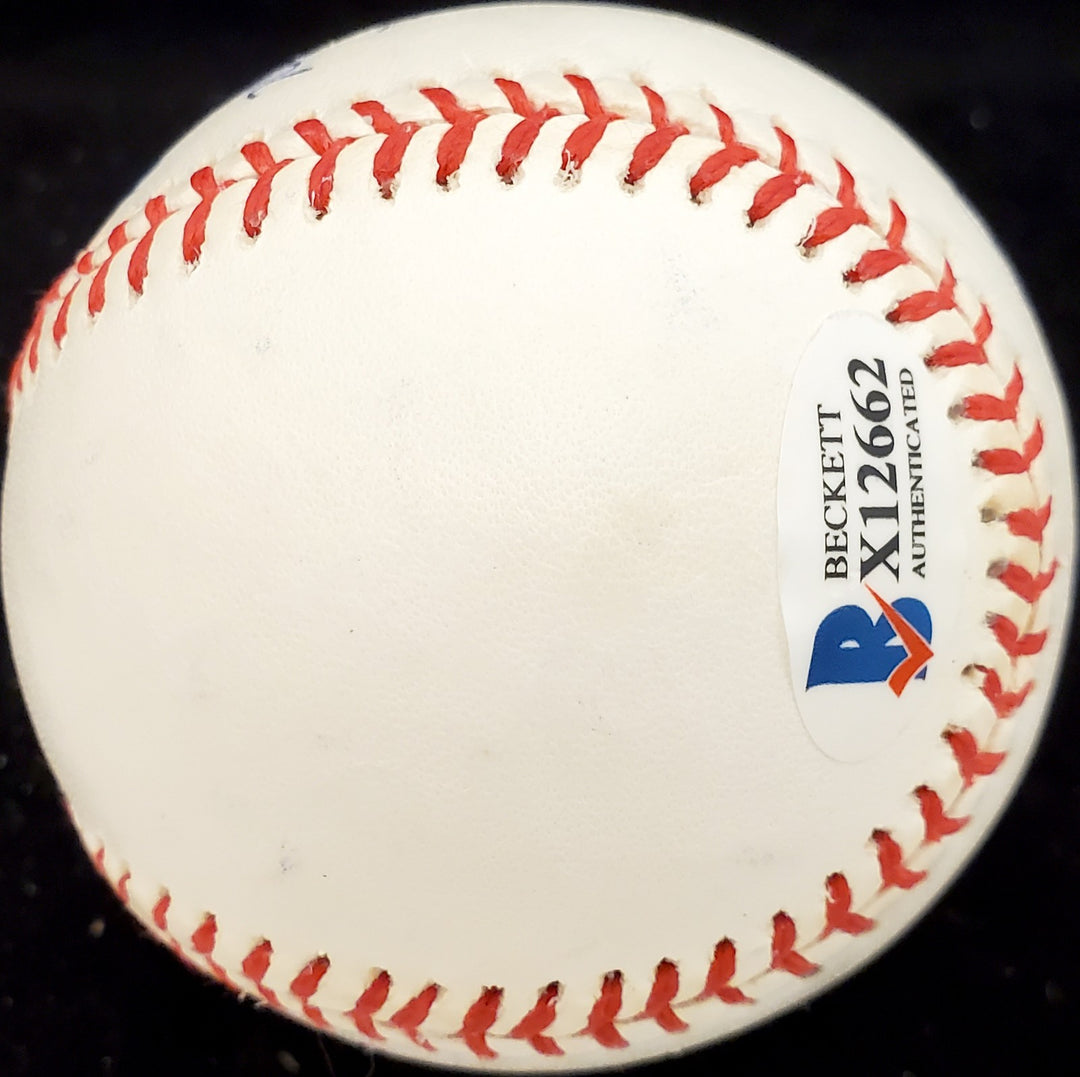 Hideki Irabu Mac Suzuki Signed AL Baseball 1st Matchup of Japanese Pitchers BAS