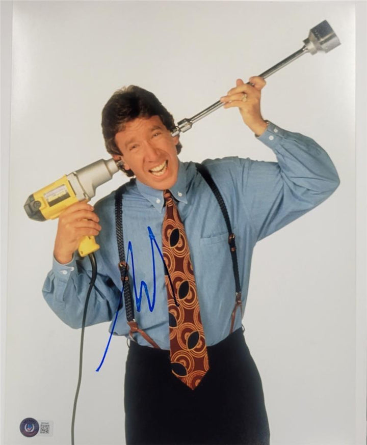 Tim Allen signed 11x14 photo autograph Home Improvement BAS Beckett *READ*