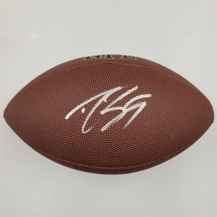 Drew Brees signed Wilson Replica NFL Football Saints (A) ~ Beckett BAS Holo