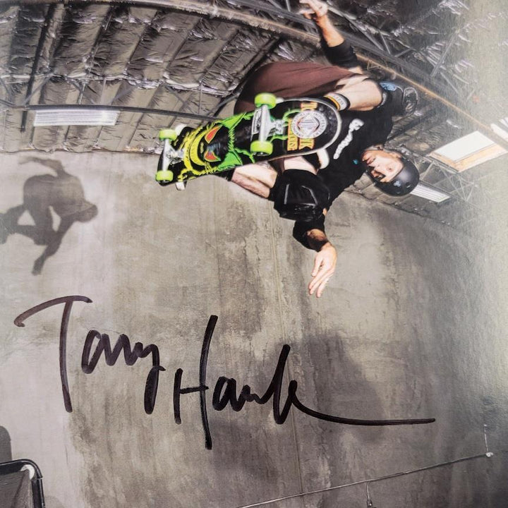 Tony Hawk signed 8.5x11 Photo Post Femur Fracture autograph ~ Beckett BAS Holo