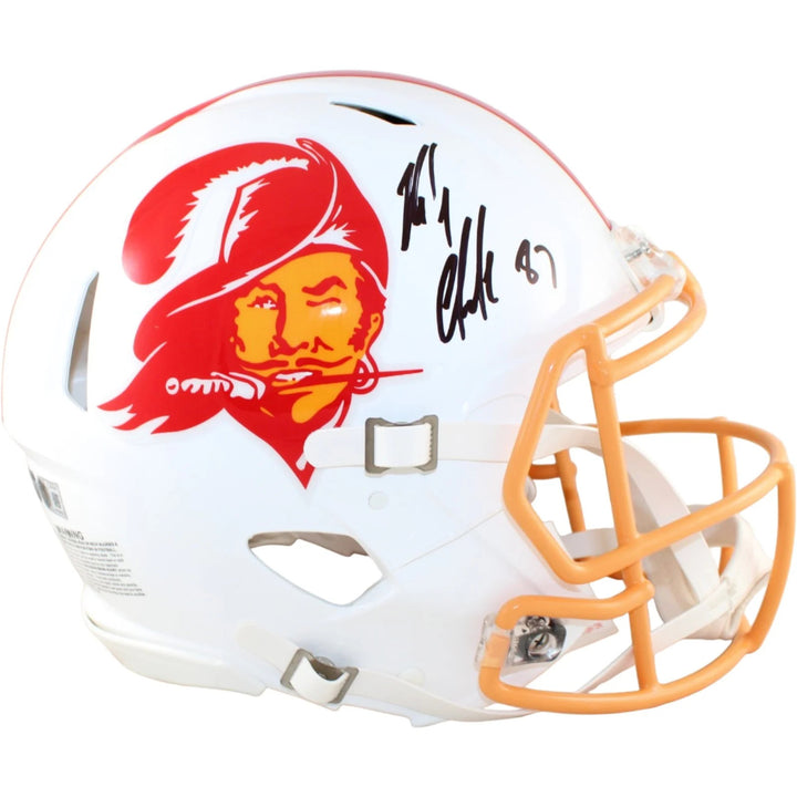 Rob Gronkowski Autographed Tampa Bay Buccaneers Pro Helmet TB Beckett WIT 58330